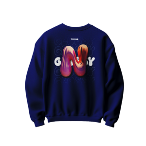 GLOSSY Typo Sweatshirt by Teezoo